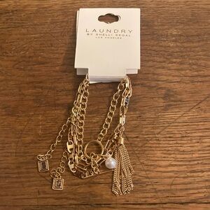 Laundry By‎ Shelli Segal Los Angeles Bracelet Set of 3 Gold Tone NWT